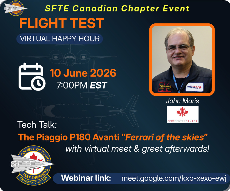 SFTE Flight Test Virtual Happy Hour – 10 June 2026